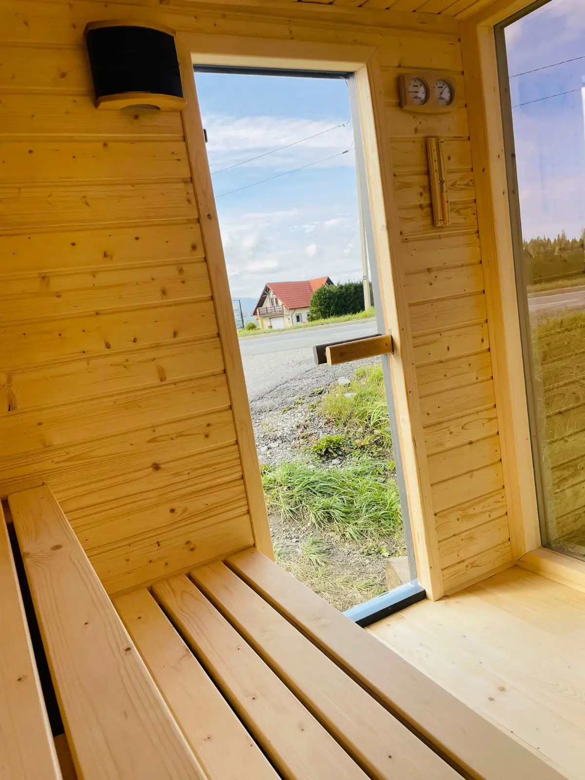 Wejście do sauny Premium