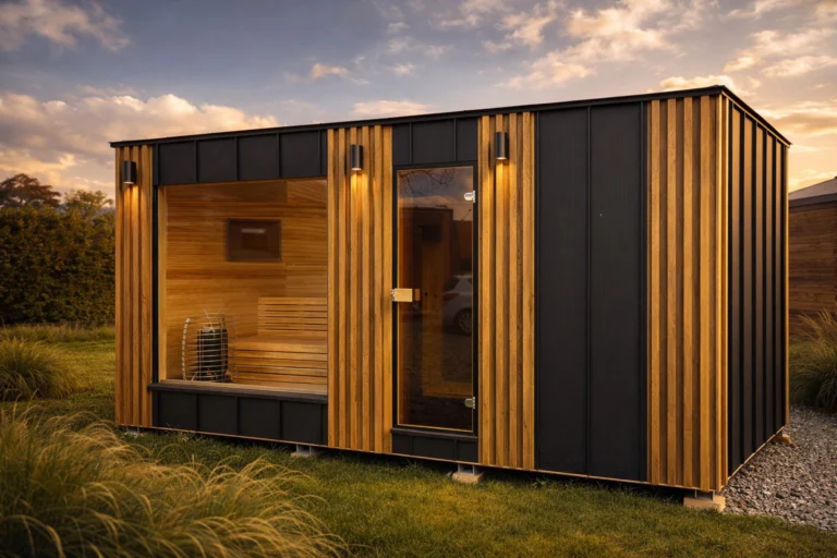 Sauna ogrodowa Prestige od Tiny House Design