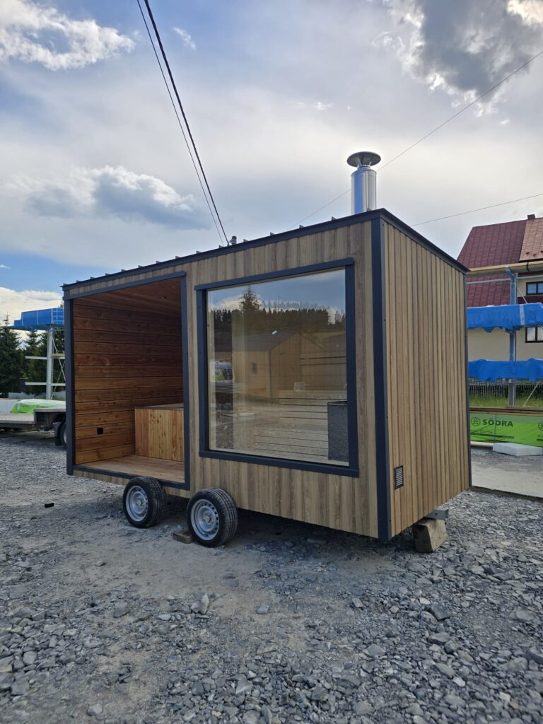Sauna ogrodowa Sky z wanną ogrodową
